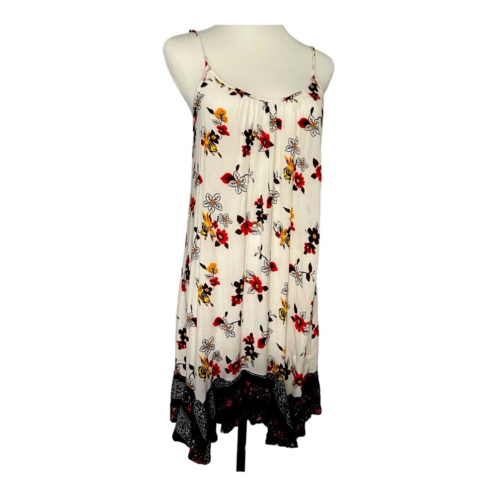 Boho Mini Dress with Adjustable Straps